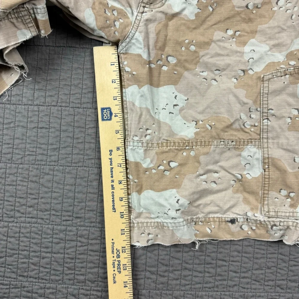 Y2K Mossimo Shorts Men 31 Chocolate Chip Camo Cargo Baggy 12